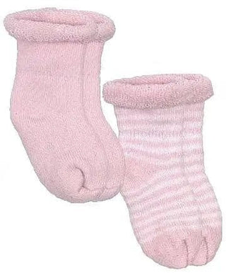 Kushies Baby Terry Newborn Socks - 7