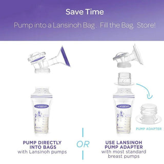 Lansinoh Breastmilk Storage Bags 25 ct - Shop at The Pump Station and Nurtury