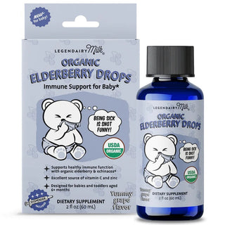 Legendairy Milk Elderberry Baby & Toddler Drops - Shop at The Pump Station and Nurtury