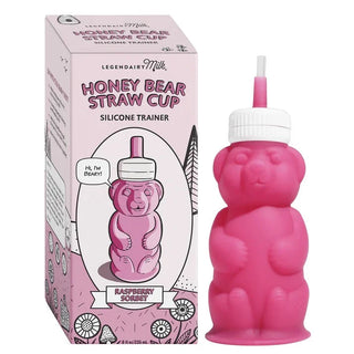 Legendairy Milk Honey Bear Straw Cup Raspberry Sorbet - 1