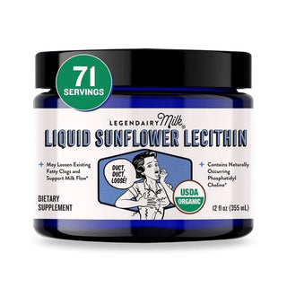 Legendairy Milk Organic Liquid Sunflower Lecithin 12 fl oz - Shop at The Pump Station and Nurtury