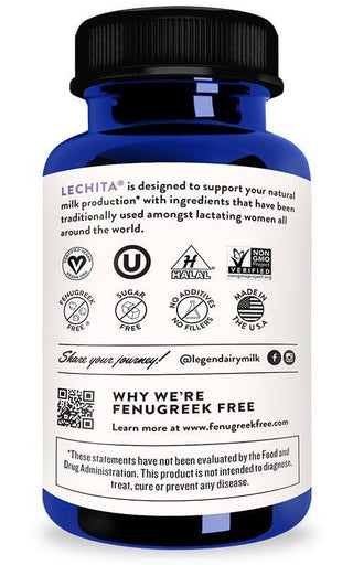 Legendary Milk Lechita® Organic Lactation Blend 60ct - Shop at The Pump Station and Nurtury