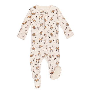 L'ovedbaby Organic Woodlands 2 way Zipper Footie F1 - Shop at The Pump Station and Nurtury