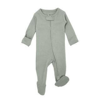 L’ovedbaby Organic Zipper Footie Basics - Shop at The Pump Station and Nurtury