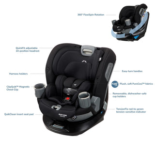 Maxi-Cosi Emme 360° Rotating All-in-One Convertible Car Seat - Shop at The Pump Station and Nurtury