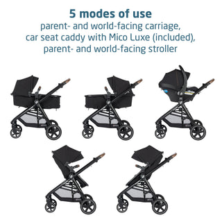 Maxi-Cosi Zelia² Luxe 5-in-1 Modular Travel System - Shop at The Pump Station and Nurtury