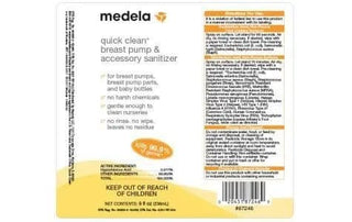 Medela Quick Clean Breast Pump & Accessory Sanitizer Spray - Shop at The Pump Station and Nurtury