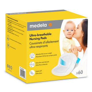 Medela Ultra-breathable Nursing Pads 60ct - Shop at The Pump Station and Nurtury