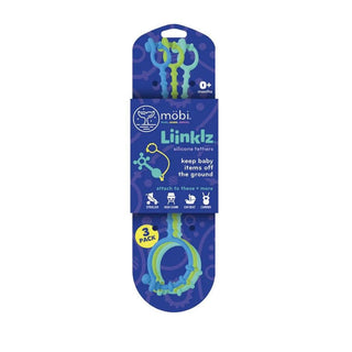 Mobi Liinklz silicone tethers Cool Colors - Shop at The Pump Station and Nurtury