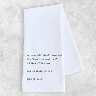 Mom - Tea Towels - Shop at The Pump Station and Nurtury