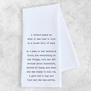 Mom - Tea Towels - House Full of Boys Gifts & Cards