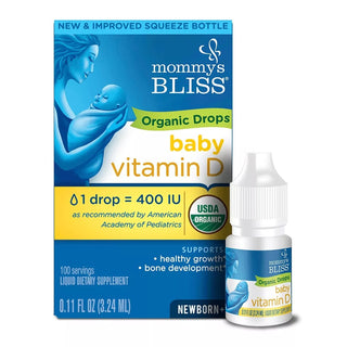 Mommy's Bliss Baby Vitamin D Organic Drops - Shop at The Pump Station and Nurtury