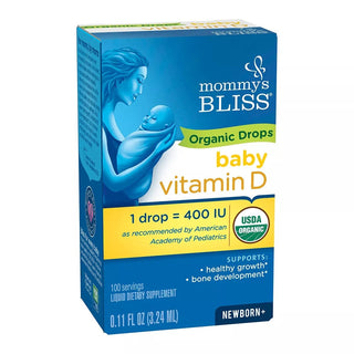 Mommy's Bliss Baby Vitamin D Organic Drops - Shop at The Pump Station and Nurtury