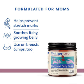 Motherlove Pregnant Belly Salve 4oz - Shop at The Pump Station and Nurtury