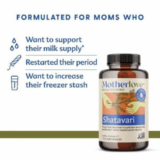 Motherlove Shatavari Liquid Capsules - 120 Caps - Shop at The Pump Station and Nurtury