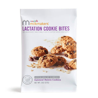 Munchkin Milkmakers Lactation Cookie Bites - Single Pack - Shop at The Pump Station and Nurtury