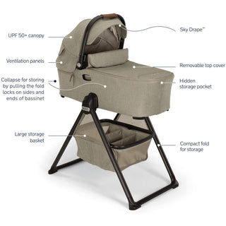 Nuna Demi Next Bassinet + Stand - Shop at The Pump Station and Nurtury