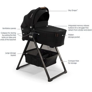 Nuna Lytl Bassinet + Stand - Shop at The Pump Station and Nurtury