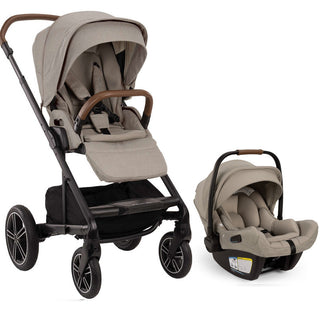 Nuna Mixx Next Stroller + Pipa Aire RX Infant Car Seat Travel System - Hazelwood - Strollers - Travel Systems