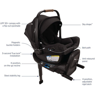 Nuna Pipa Aire RX Infant Car Seat + RELX Base - Shop at The Pump Station and Nurtury