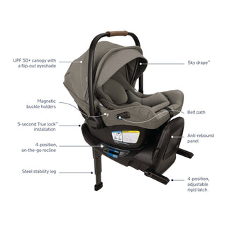 Nuna Pipa Aire RX Infant Car Seat + RELX Base - Shop at The Pump Station and Nurtury