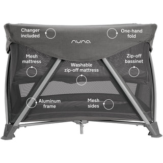 Nuna Sena Aire Playard with Zip-Off Bassinet + Changer - Shop at The Pump Station and Nurtury