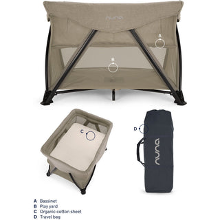 Nuna Sena Aire Playard with Zip-Off Bassinet - Shop at The Pump Station and Nurtury