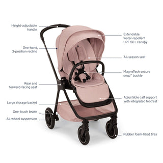 Nuna Triv Next + Pipa Aire RX Travel System | Thistle Collection - Shop at The Pump Station and Nurtury