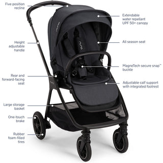 Nuna Triv Next Stroller + Pipa Urbn Travel System - Shop at The Pump Station and Nurtury