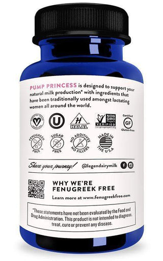 Pump Princess by Legendairy Milk 180 Count - Shop at The Pump Station and Nurtury