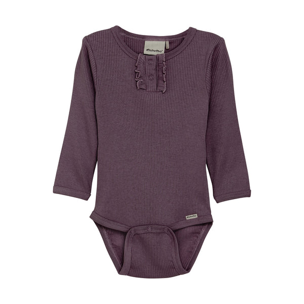 Minymo LS Rib Bodysuit F1 - Just $26.95! Shop now at The Pump Station & Nurtury