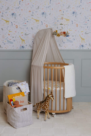 Stokke Sleepi Mini Fitted Sheet by Pehr V3 - Shop at The Pump Station and Nurtury