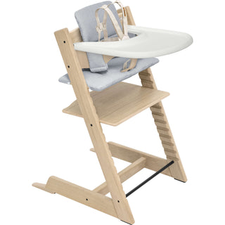 Stokke Tripp Trapp High Chair² Oak with Cushion and Stokke Tray - Shop at The Pump Station and Nurtury