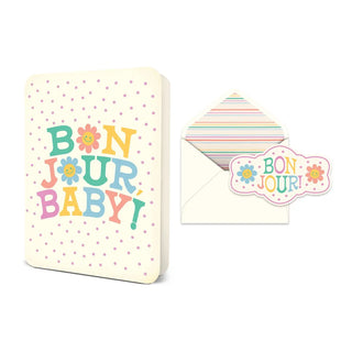 Studio Oh! Assorted Greeting Cards - Bonjour Baby - Gifts & Cards