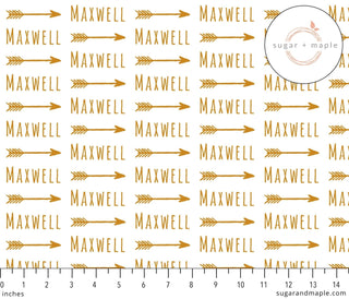 Sugar + Maple Personalized Stretchy Blanket | Arrow - Shop at The Pump Station and Nurtury