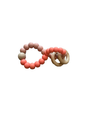 Three Hearts Hudson Teething Rattle - Shop at The Pump Station and Nurtury