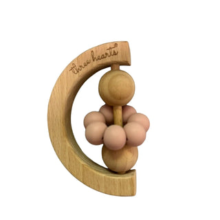 Three Hearts Moon Rattle - Shop at The Pump Station and Nurtury