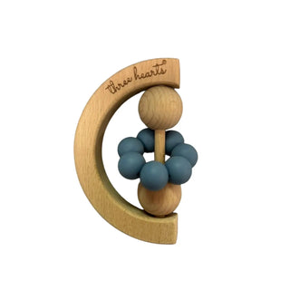 Three Hearts Moon Rattle - Shop at The Pump Station and Nurtury