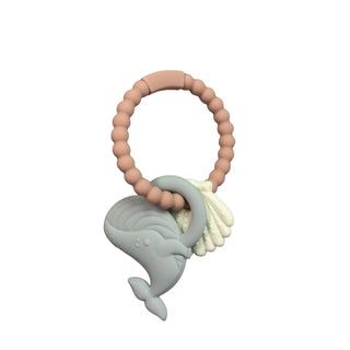 Three Hearts Silicone Whale Teether - Shop at The Pump Station and Nurtury