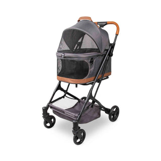 Wonderfold Foldable Pet Stroller with Removable Carriage Graphite Grey - 1