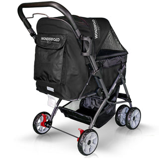 Wonderfold Folding Pet Stroller with Zipperless Entry & Reversible Handle Bar - Shop at The Pump Station and Nurtury