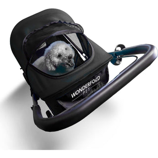 Wonderfold Folding Pet Stroller with Zipperless Entry & Reversible Handle Bar - Shop at The Pump Station and Nurtury