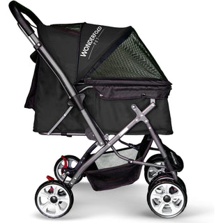 Wonderfold Folding Pet Stroller with Zipperless Entry & Reversible Handle Bar - Shop at The Pump Station and Nurtury