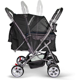 Wonderfold Folding Pet Stroller with Zipperless Entry & Reversible Handle Bar - Shop at The Pump Station and Nurtury