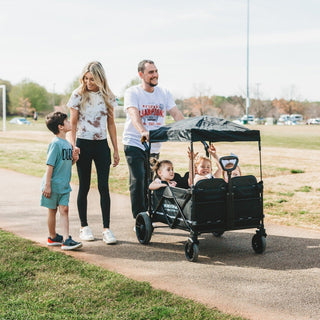 Wonderfold X4 Push + Pull Quad Stroller Wagon 4 Seater - Shop at The Pump Station and Nurtury