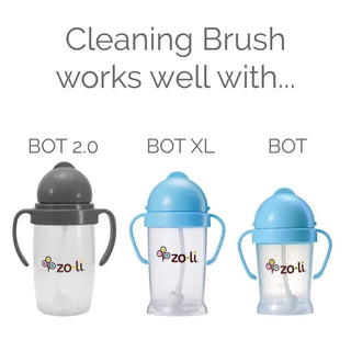 Zoli Weighted Straw Sippy Cleaning Brush - Shop at The Pump Station and Nurtury